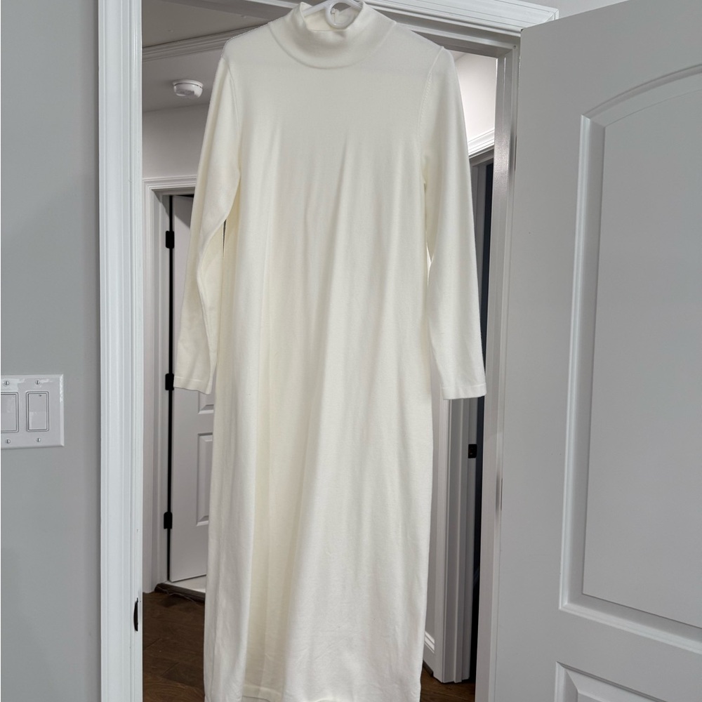 Tuckernuck Cream Long Sleeve Dress